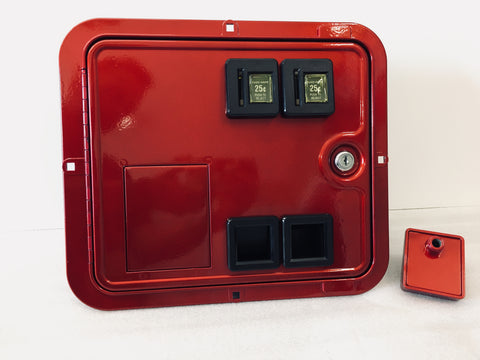 Silver Sparkle/Candy Red LE Shooter Housing/ Coin Door Powder Coating Service