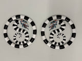 Zebra Striped Snakes with Speaker Rings Mod Set