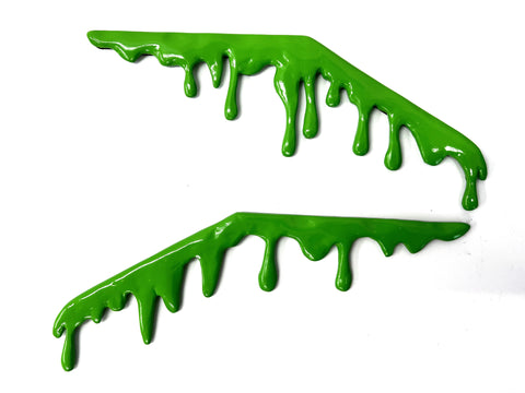 2pc Dripping Green Slime Williams Hinge Style