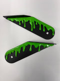 2pc Dripping Green Slime Williams Hinge Style
