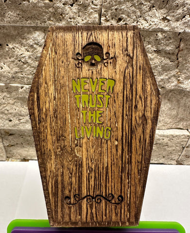 Real Wood Coffin Flasher Cover