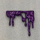 Glitter Purple Long Drip Blood for Coin Door