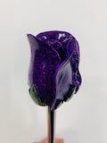 Glitter Purple Roses Shooter Rod