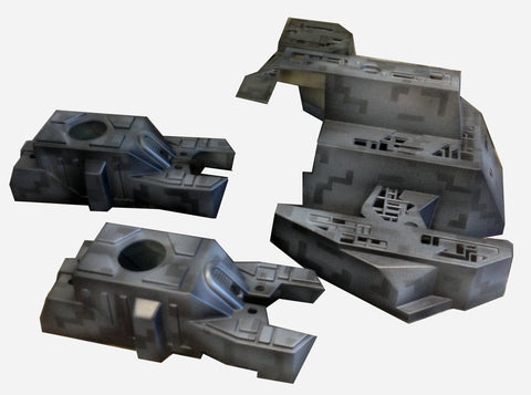Space Ship and Cannons Paint Job