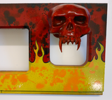 Red Skull Flame Red Version Speaker Panel